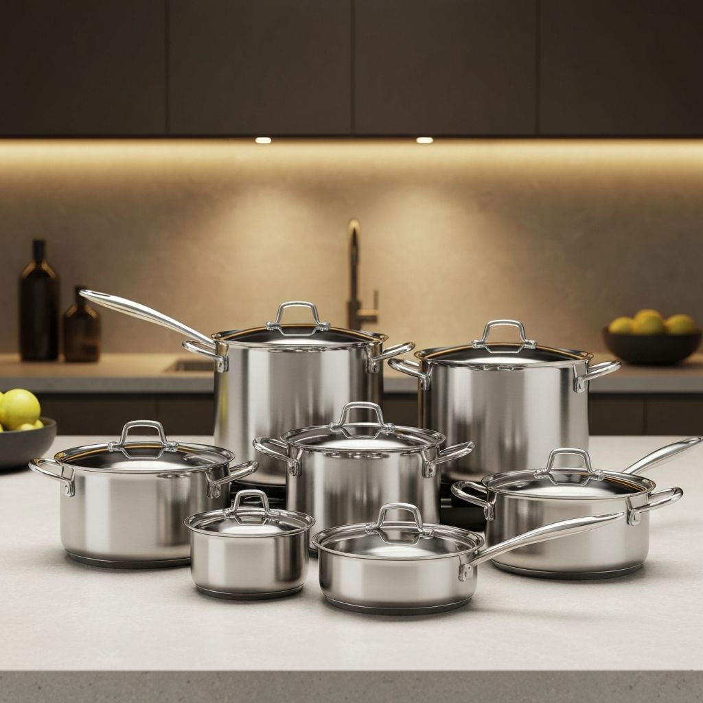 David Burke Stainless Steel professional cookware collection