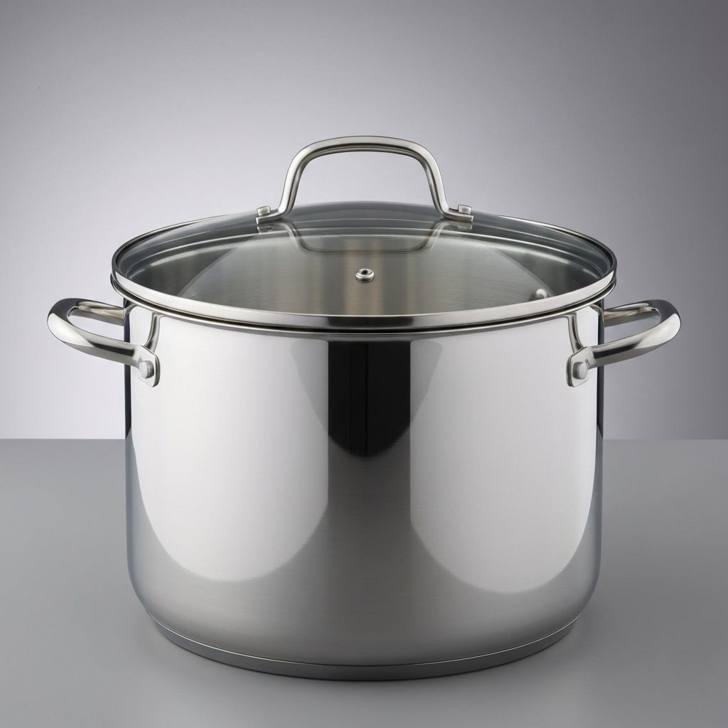 David Burke 8-Quart Stainless Steel Stock Pot